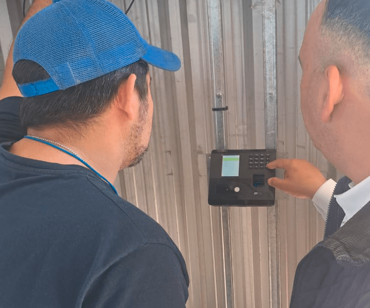 Instalación de control de asistencia