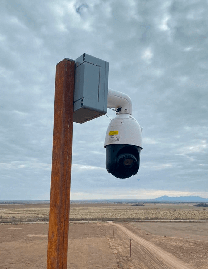 Instalación de domo de seguridad